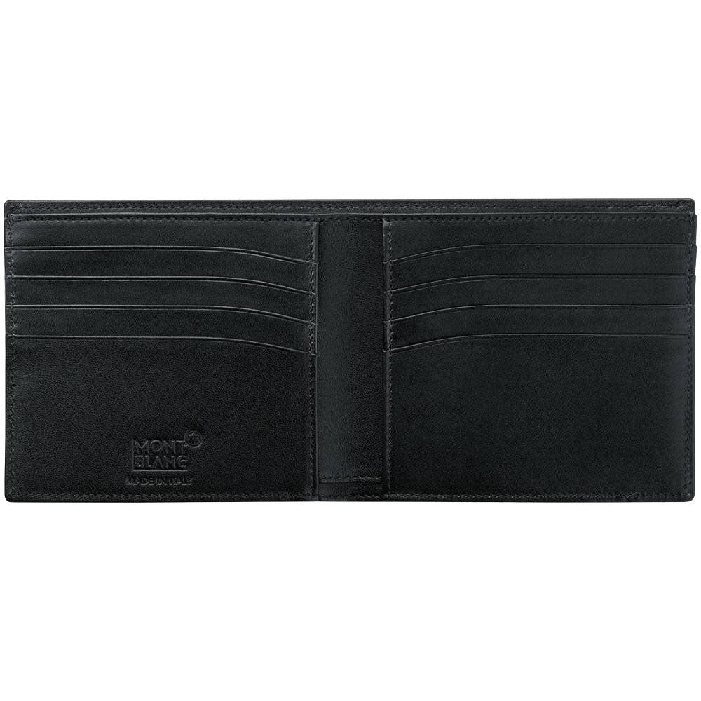 Montblanc portemonnee 8 vakken Meisterstück Soft Grain zwart 114464 - Capodagli 1937