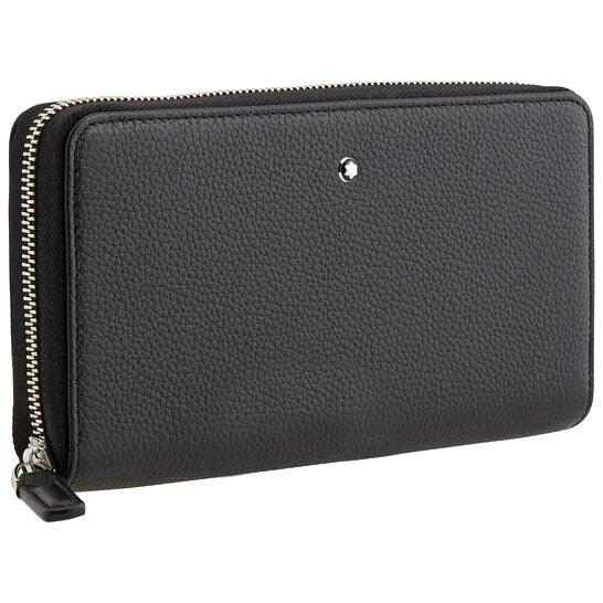 Montblanc 12-Fächer-Geldbörse mit vollständig schließendem Reißverschluss Meisterstück Soft Grain 126255 – Capodagli 1937