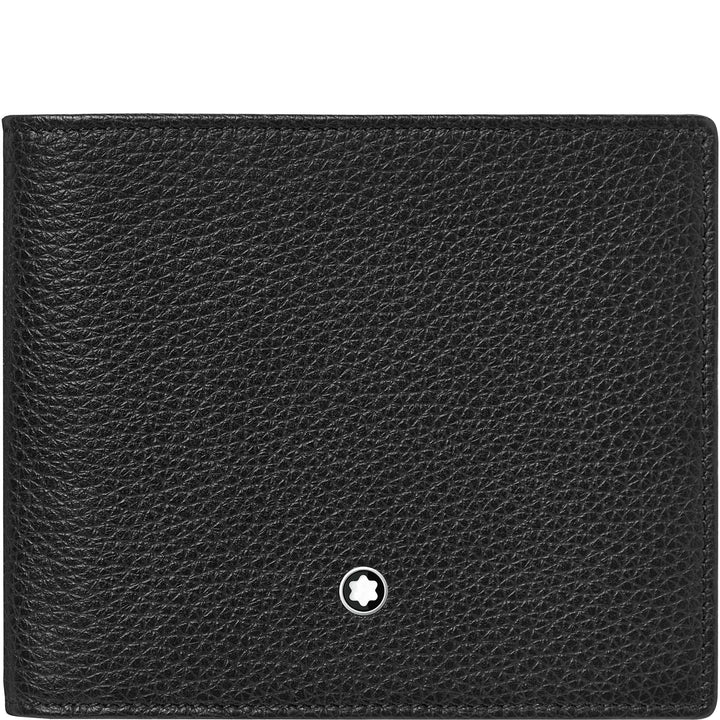 Montblanc Geldbörse mit 8 Fächern Meisterstück Soft Grain schwarz 126251 - Gioielleria Capodagli