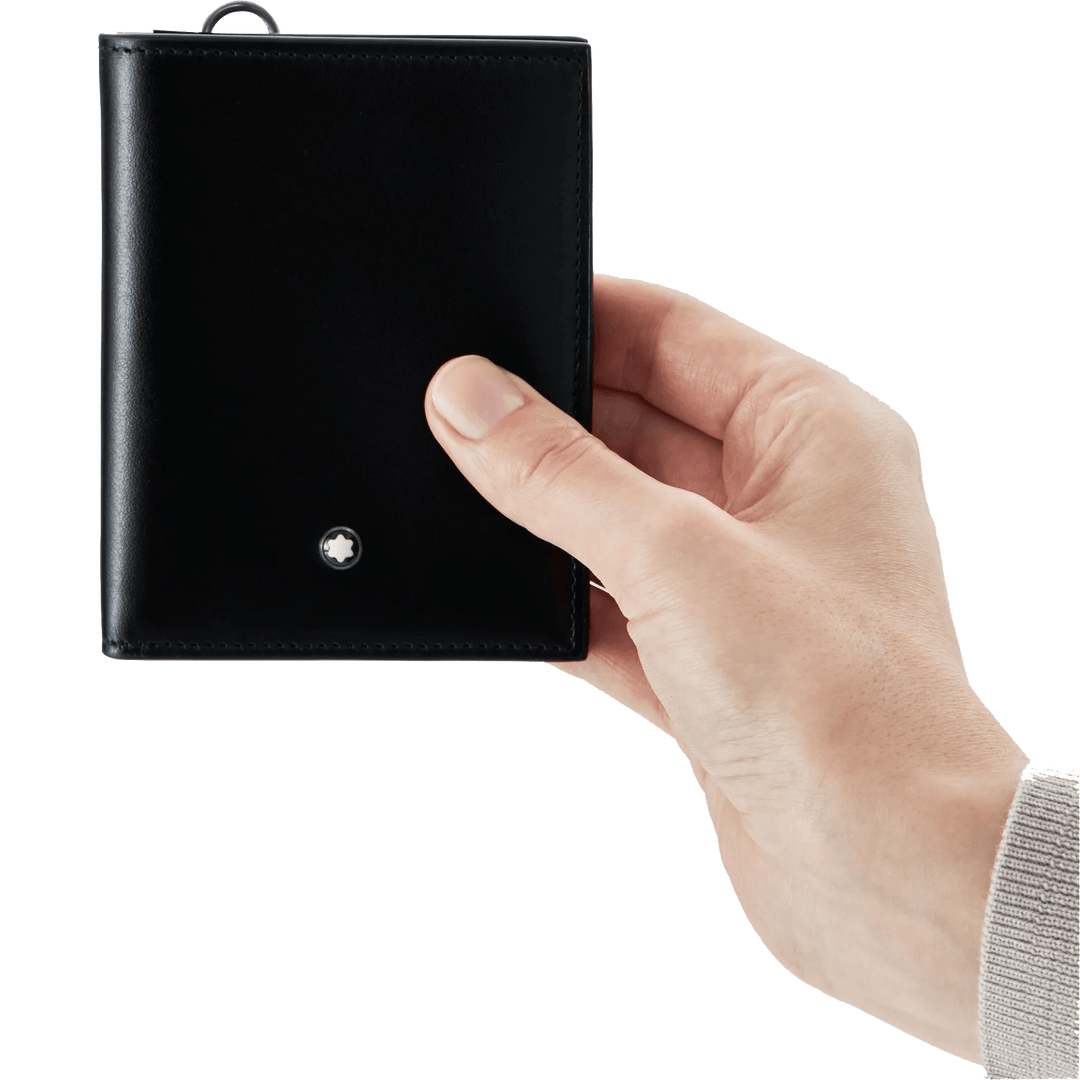 Montblanc kompakt pung 6 rum Meisterstück sort 129677 - Capodagli 1937