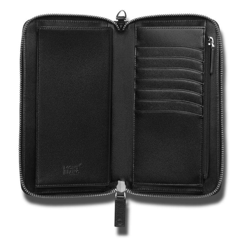 Cartera de viaje compacta Montblanc Meisterstück negro 126218 - Joyería Capodagli