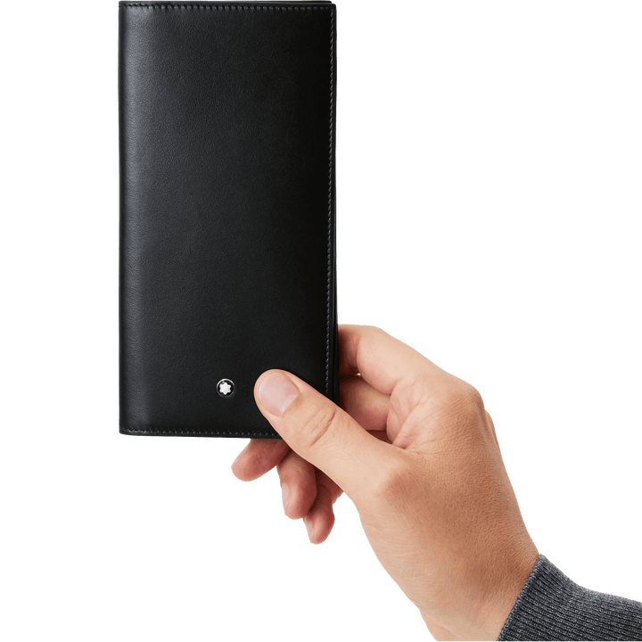 Montblanc dlouhá peněženka 15 přihrádek Meisterstück černá 129680 - Capodagli 1937