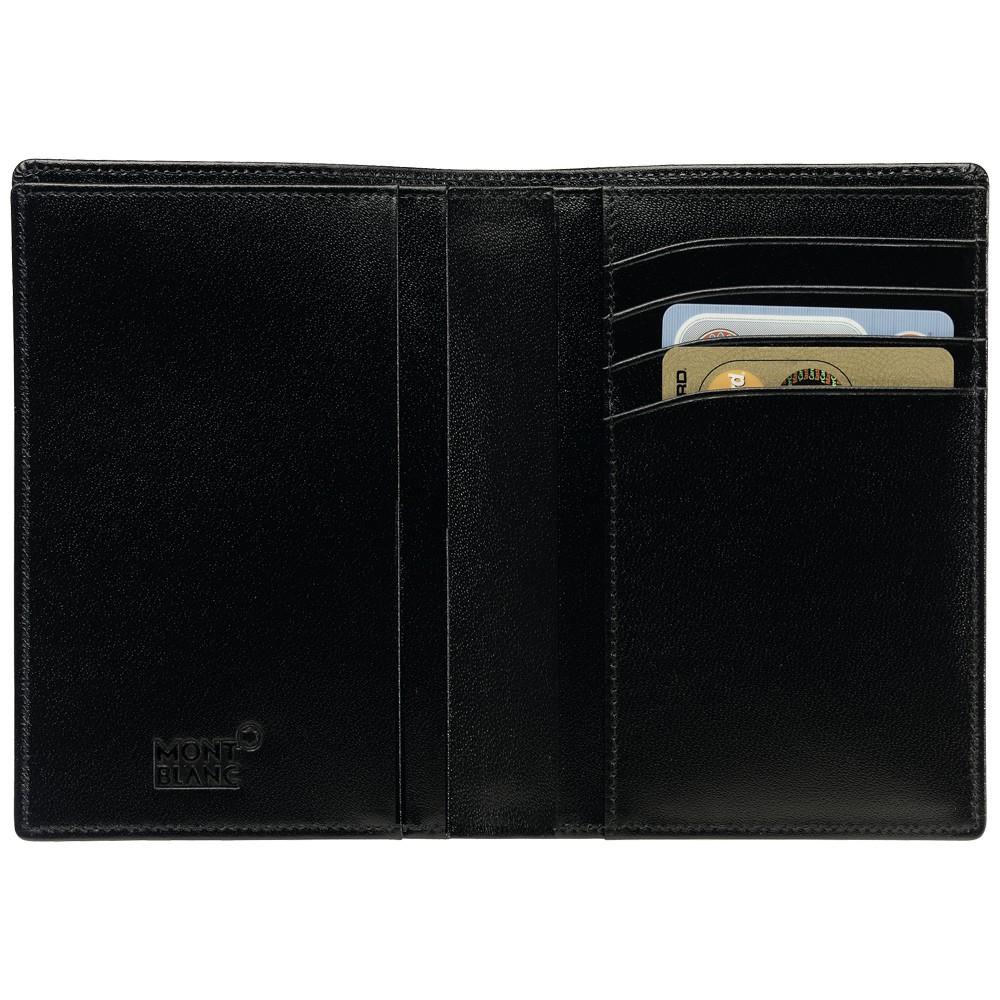 Portfel Montblanc Meisterstück 4 przegródki czarny 11987 - Biżuteria Capodagli