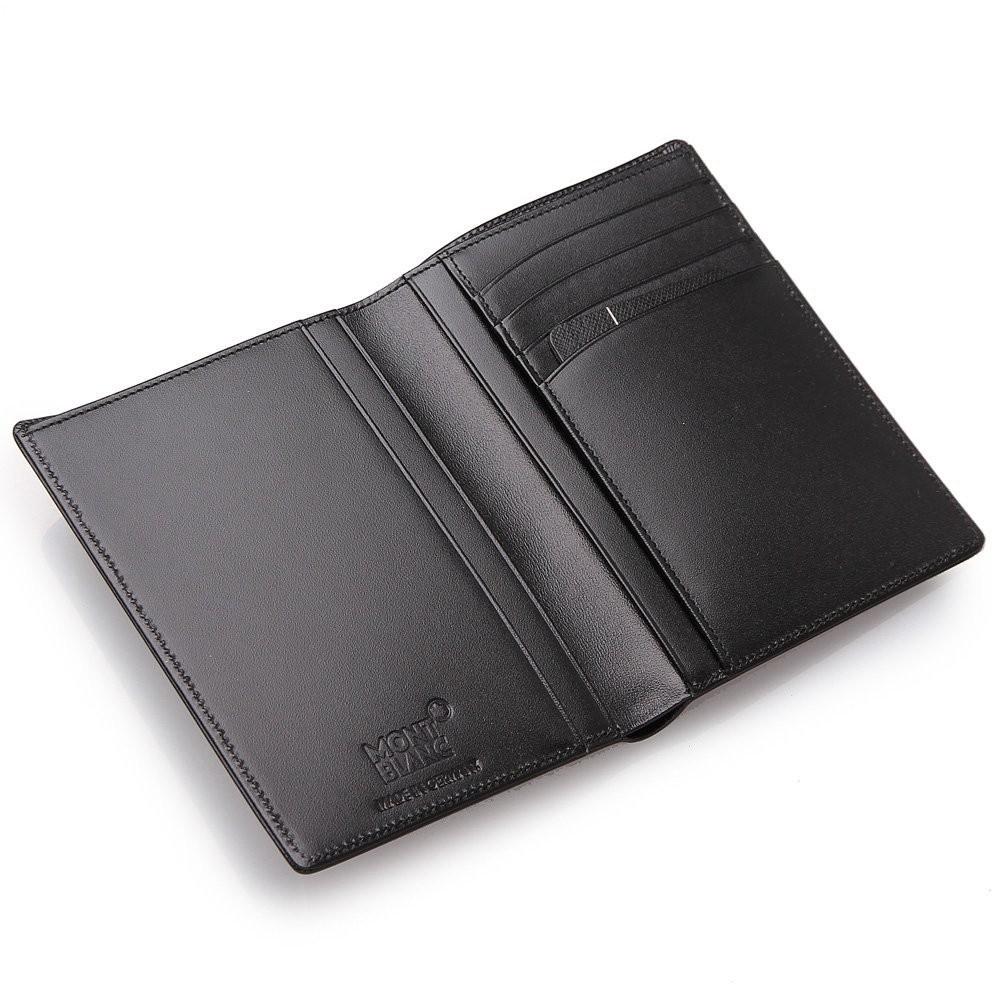 Portofel Montblanc Meisterstück 4 compartimente negru 11987 - Bijuterii Capodagli