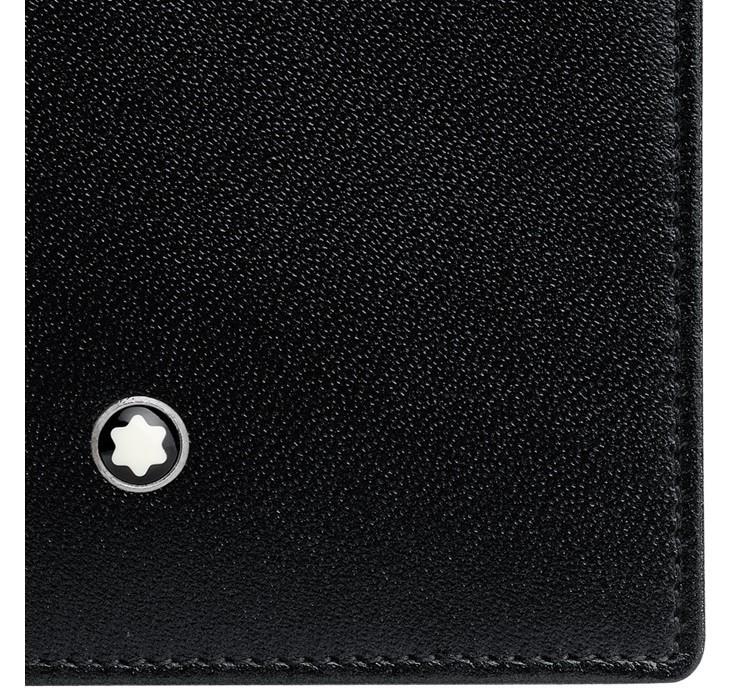 Portofel Montblanc Meisterstück 4 compartimente negru 11987 - Bijuterii Capodagli