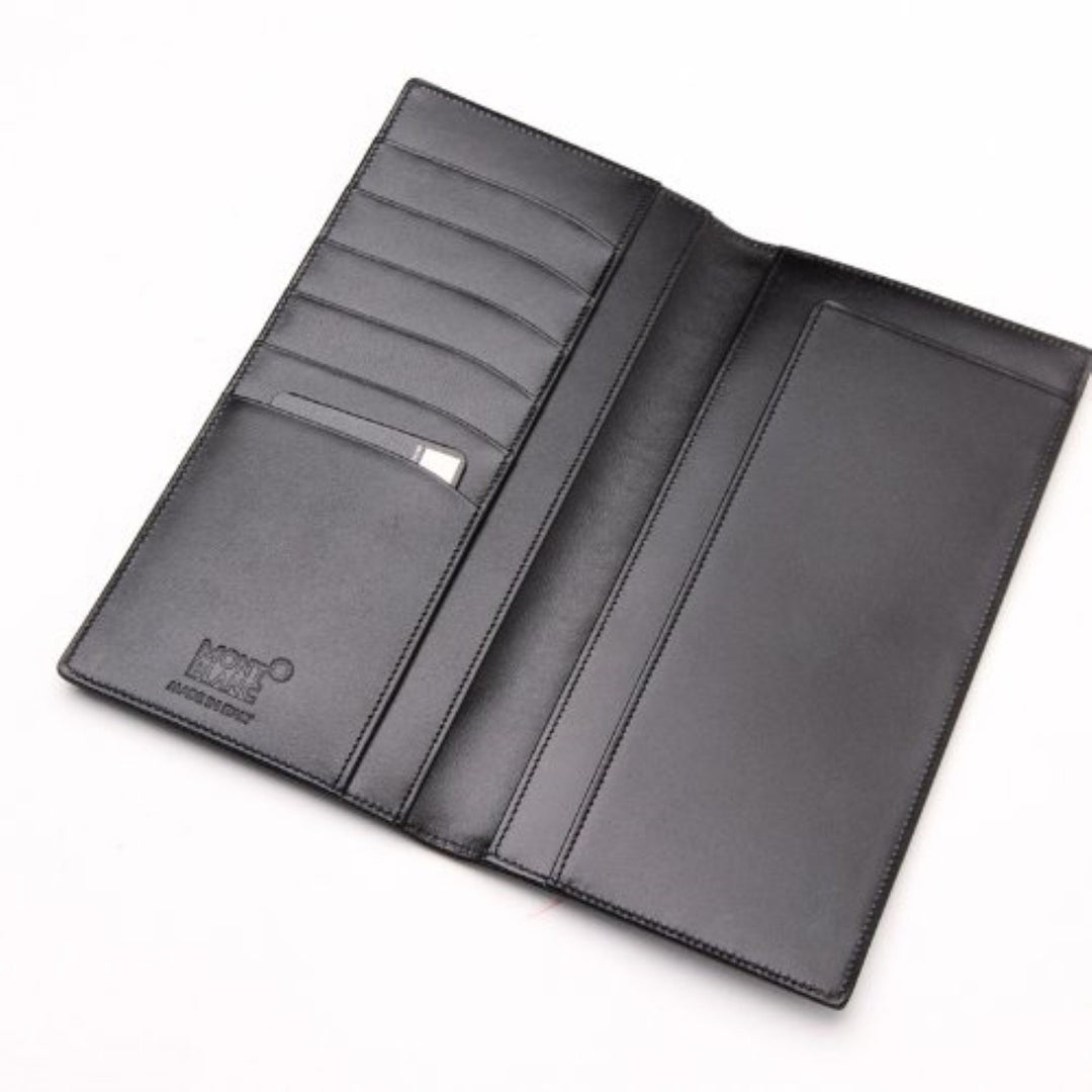 Montblanc vertikale Geldbörse 6 Fächer Meisterstück schwarz 35790 - Capodagli Jewellery