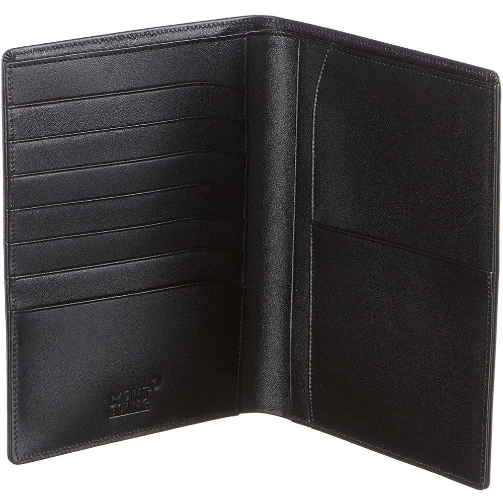 Cartera vertical Montblanc 7 compartimentos Meisterstück negro 14094 - Joyería Capodagli