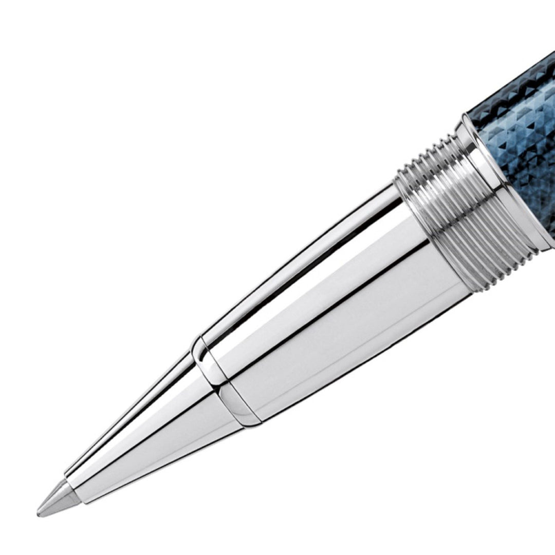 Montblanc Roller Meisterstück Solitaire Blue Hour LG 112890 - Capodagli Jewelry