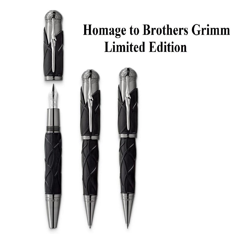 Montblanc coffret 3 stylos Writers Edition2022 Frères Grimm (Stylo Plume + Roller + Stylo Bille) Edition Limitée 128367 - Capodagli 1937