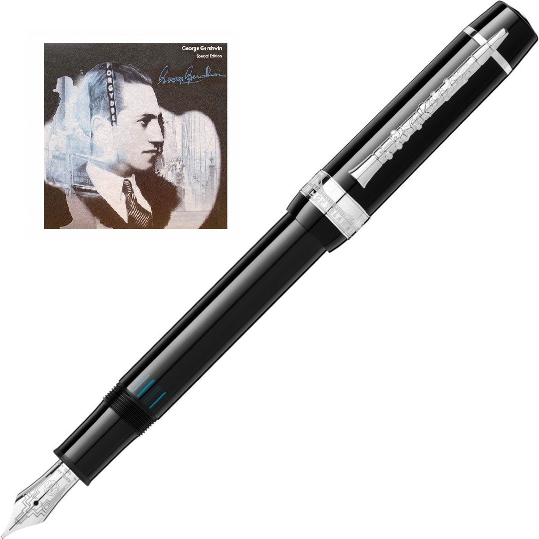 Plnicí pero Montblanc Donation Pen Hommage à George Gershwin Special Edition tip M 119877 - Gioielleria Capodagli
