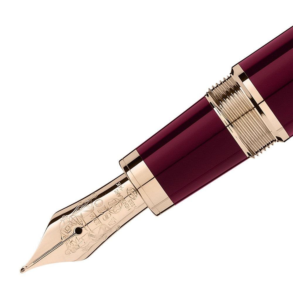 Montblanc fyldepen John F. Kennedy Special Edition Bordeaux spids F 118050 - Gioielleria Capodagli