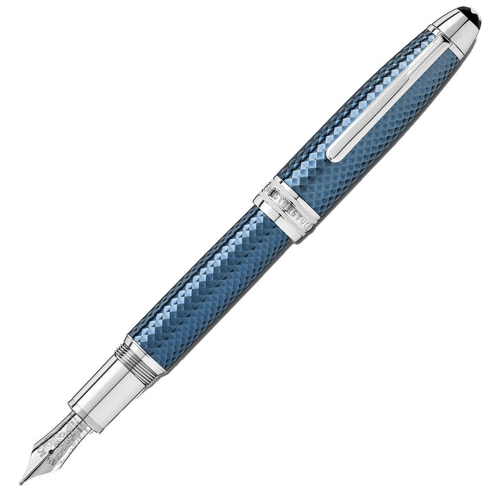 Montblanc Meisterstück Glacier Solitaire Füllfederhalter mit blauer Spitze M 129407 – Capodagli 1937