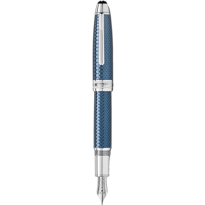 Montblanc Meisterstück Glacier Solitaire Füllfederhalter mit blauer Spitze M 129407 – Capodagli 1937