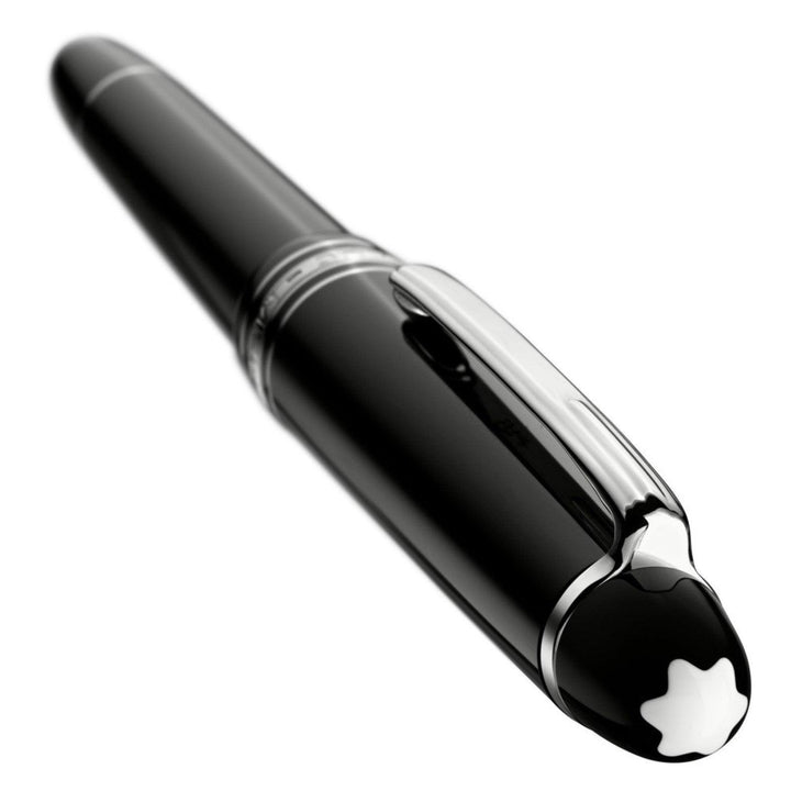 Montblanc Meisterstück Platincoated LeGrand Traveller fyldepen sort F tip 114225 - Gioielleria Capodagli
