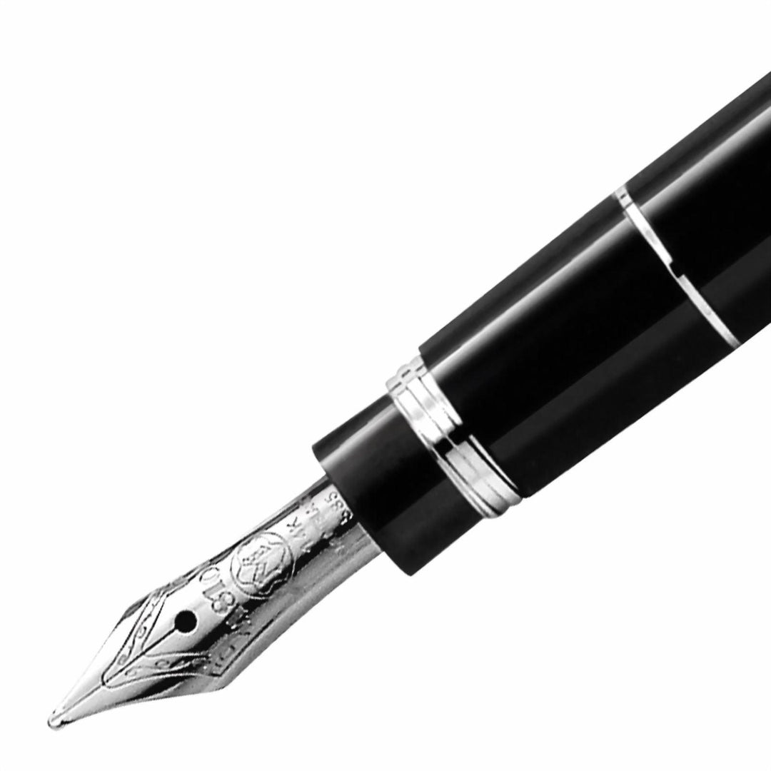 Montblanc Meisterstuck Platinum Hommage fyldepen til W.A. Mozart spids F 107705 - Capodagli Jewellery