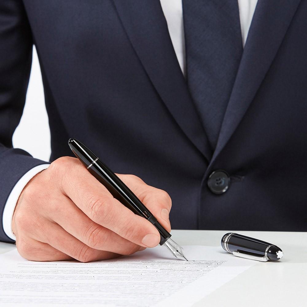 Montblanc Füllfederhalter Meisterstück Platinum LeGrand Spitze M 2851 - Gioielleria Capodagli