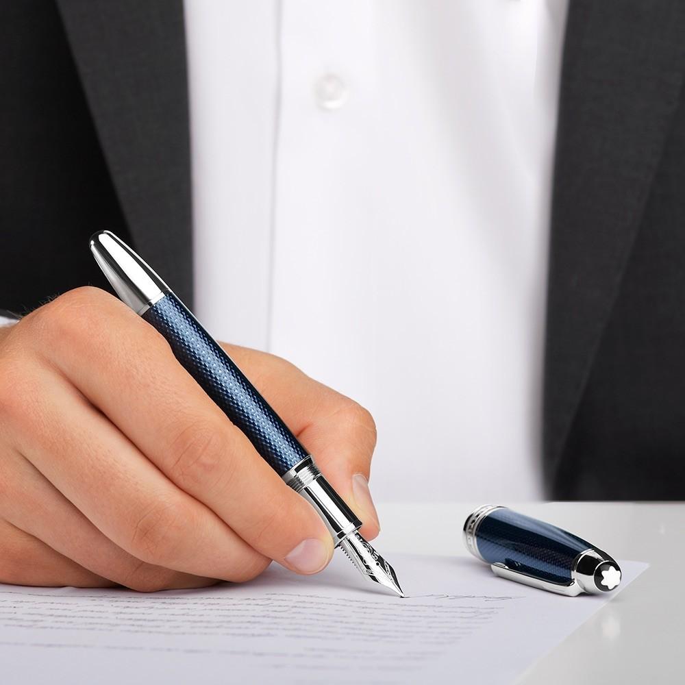 Montblanc Meisterstück Solitaire Blue Hour LeGrand Füllfederhalter 112889 – Capodagli Schmuck