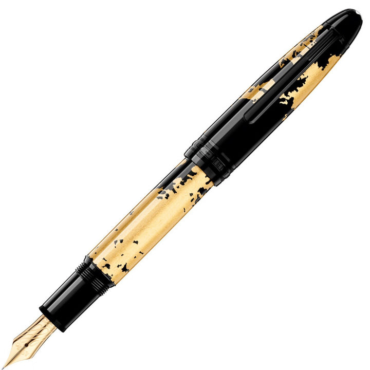 Montblanc Meisterstück Solitaire Kalligraphie Gold Leaf Flex Nib Füllfederhalter 119700 – Gioielleria Capodagli