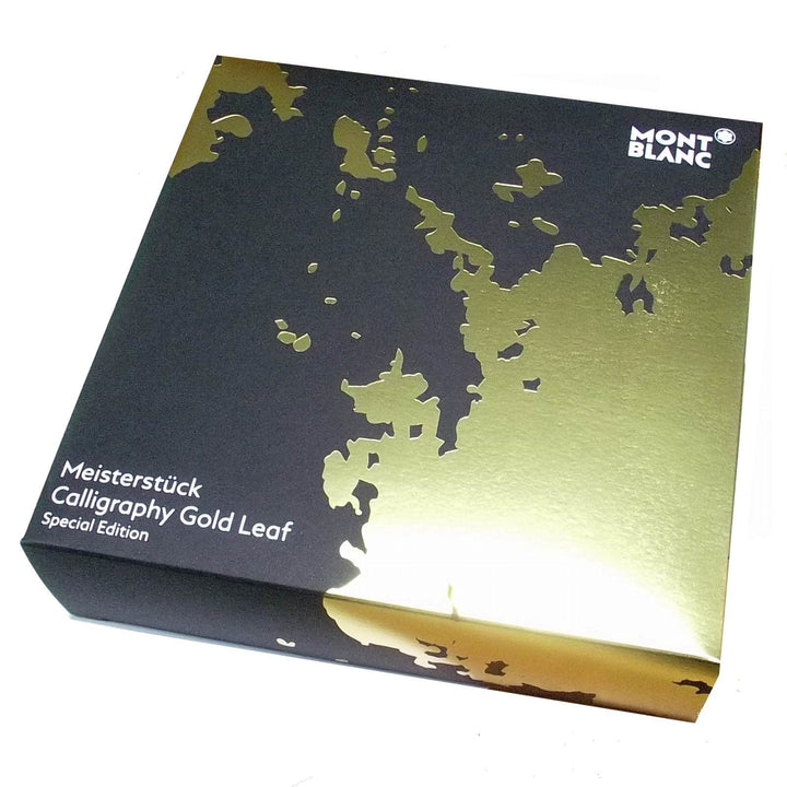 Montblanc Meisterstück Solitaire Kalligraphie Gold Leaf Flex Nib Füllfederhalter 119700 – Gioielleria Capodagli