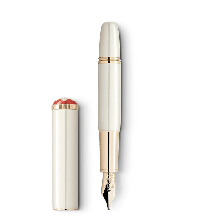 Στυλό Montblanc Montblanc Heritage Rouge et Noir “Baby” Special Edition Ivory χρώμα μύτη F 128120 - Capodagli 1937