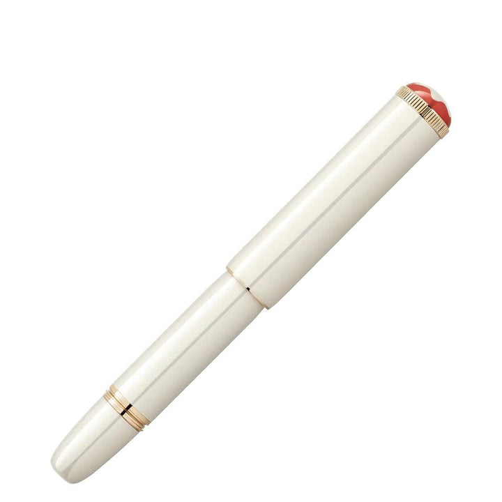 Στυλό Montblanc Montblanc Heritage Rouge et Noir “Baby” Special Edition Ivory χρώμα μύτη F 128120 - Capodagli 1937