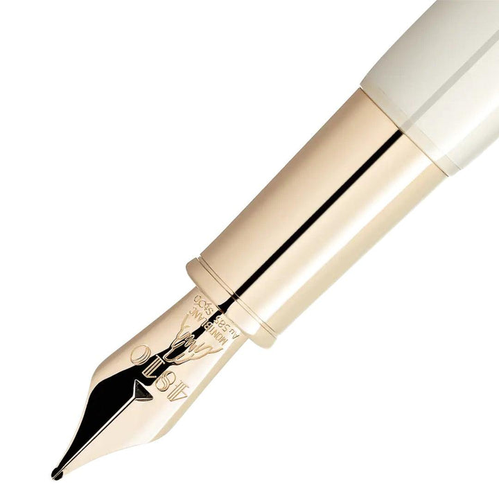 Στυλό Montblanc Montblanc Heritage Rouge et Noir “Baby” Special Edition Ivory χρώμα μύτη F 128120 - Capodagli 1937