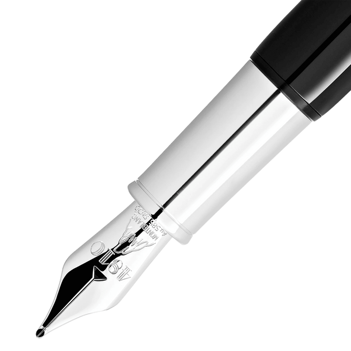 Montblanc stilografica Montblanc Heritage Rouge et Noir Baby edizione speciale nero punta F 127800 - Capodagli 1937