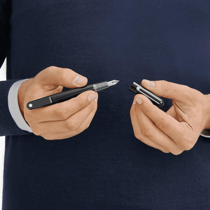 Montblanc plnicí pero Montblanc M černý hrot F 117146 - Gioielleria Capodagli