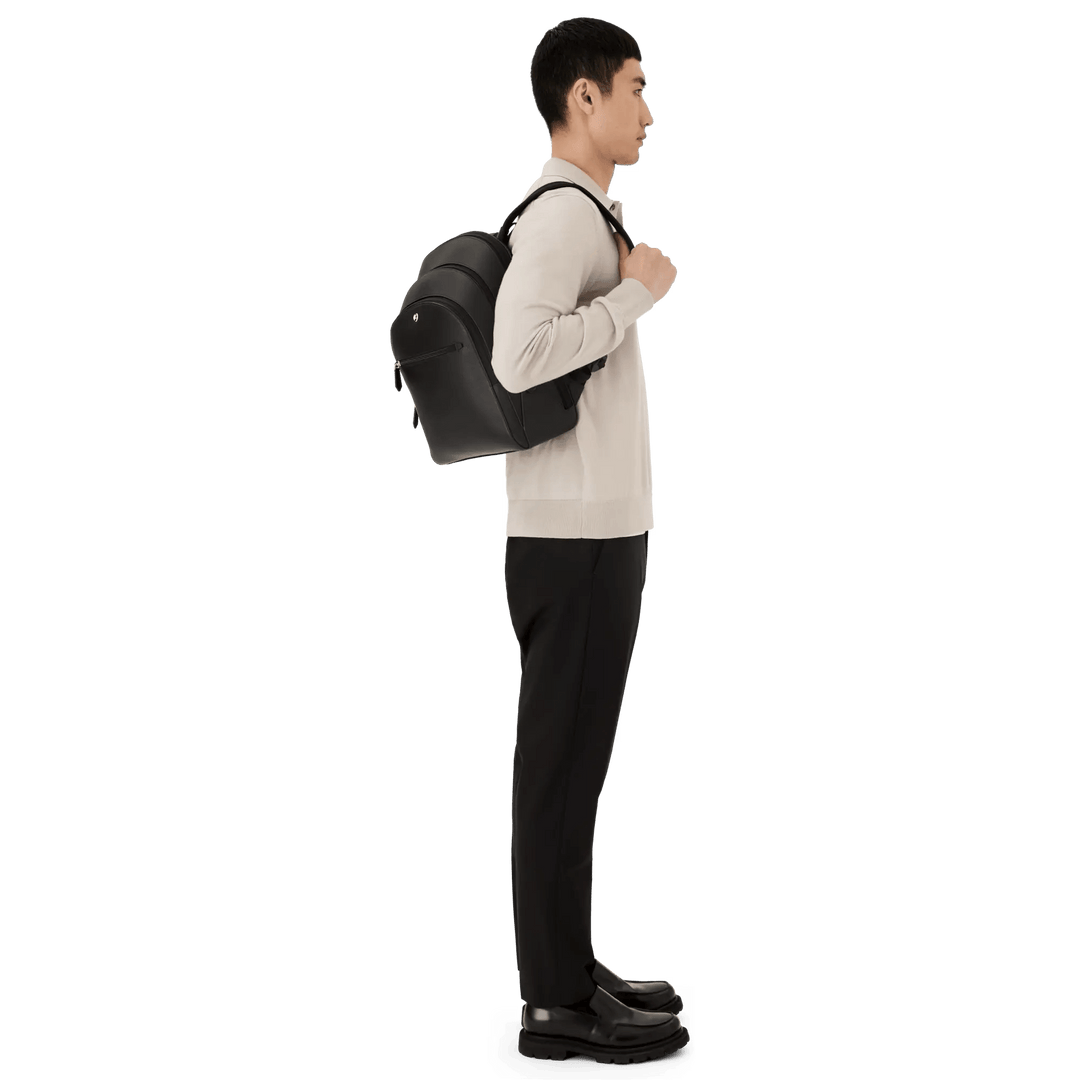 Montblanc mittelgroßer Rucksack mit 3 Fächern Montblanc Sartorial schwarz 130275 - Capodagli 1937