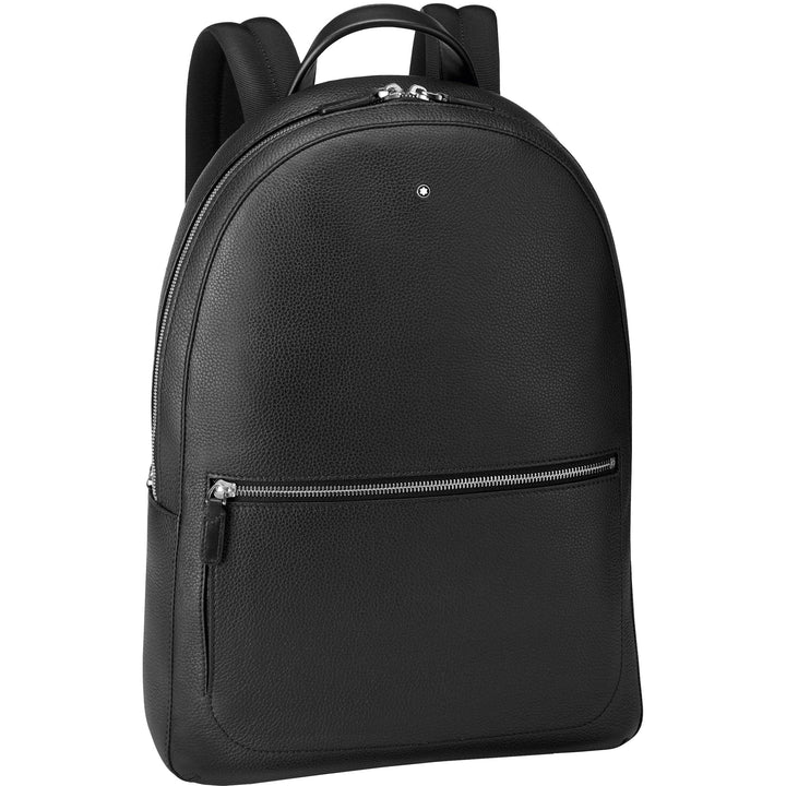 Rucsac subțire Montblanc Meisterstück Soft Grain negru 126235 - Gioielleria Capodagli