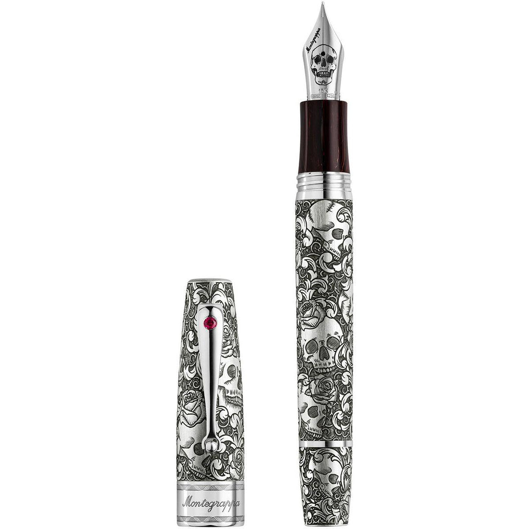 Pióro wieczne Montegrappa Skulls & Roses Extra La Rinascita edycja limitowana ISSKN-SE - Capodagli 1937