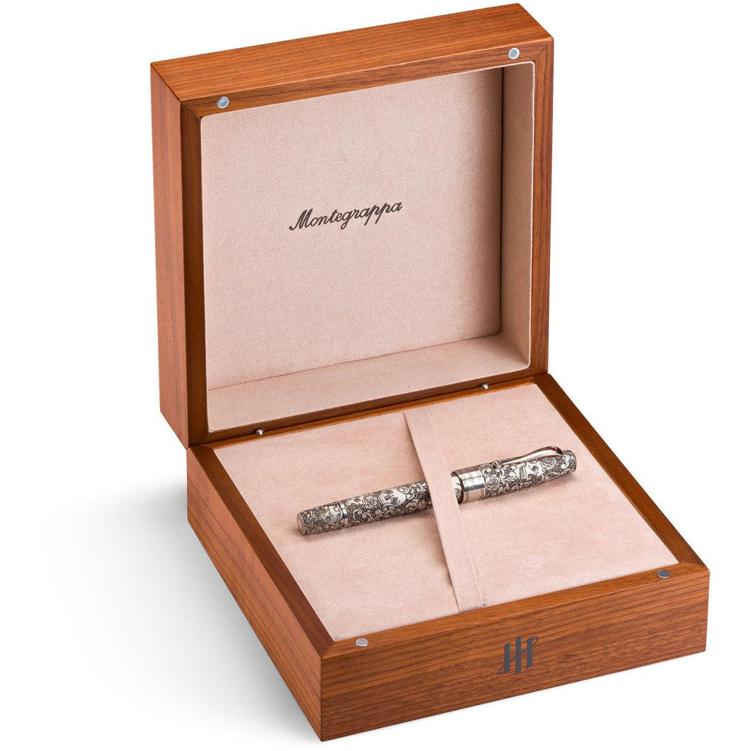 Montegrappa Skulls & Roses Extra Füllfederhalter La Rinascita limitierte Auflage ISSKN-SE - Capodagli 1937