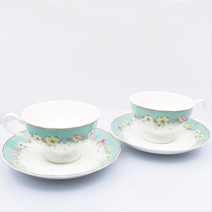Narumi service 2 tekopper Bone China porcelæn guld finish A/K79/B - Gioielleria Capodagli