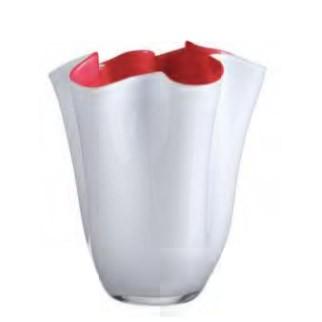 Onlylux Wave Vase H.24 cm rot/opal OL01079 - Capodagli Jewellery