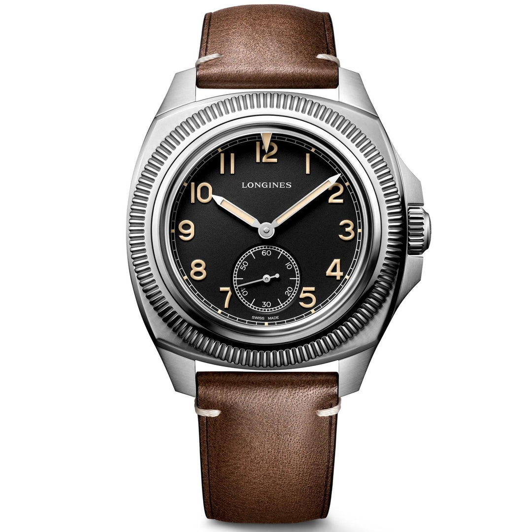 Orologio Longines Pilot Majetek Box Edition 43mm nero automatico acciaio L2.838.4.53.9 - Capodagli 1937