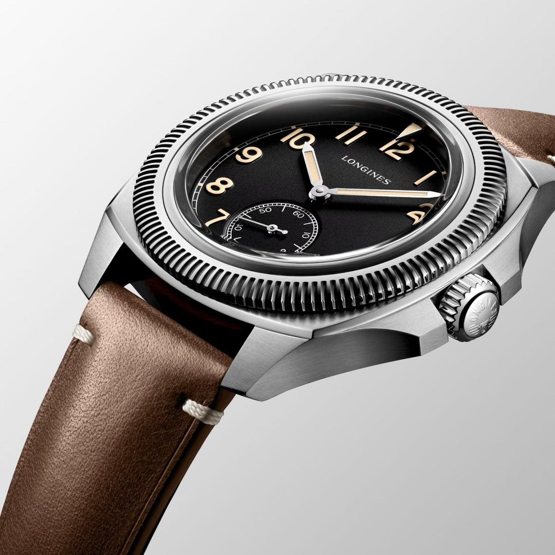 Orologio Longines Pilot Majetek Box Edition 43mm nero automatico acciaio L2.838.4.53.9 - Capodagli 1937