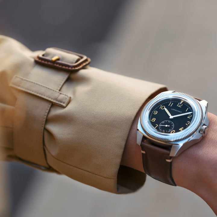 Orologio Longines Pilot Majetek Box Edition 43mm nero automatico acciaio L2.838.4.53.9 - Capodagli 1937