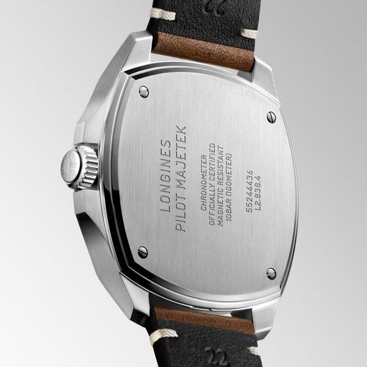 Orologio Longines Pilot Majetek Box Edition 43mm nero automatico acciaio L2.838.4.53.9 - Capodagli 1937