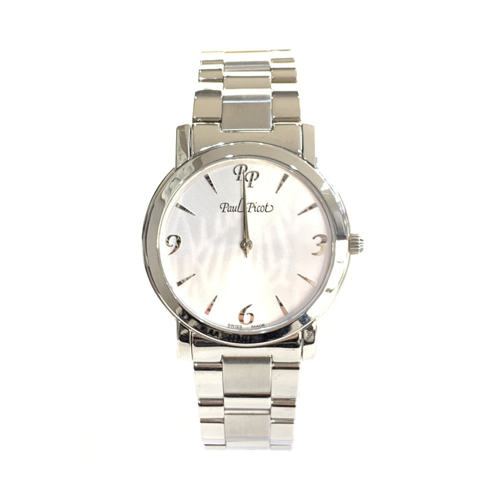 Paul Picot herreur Firshire hvid 38mm stålkvarts 4696S-711/B - Gioielleria Capodagli