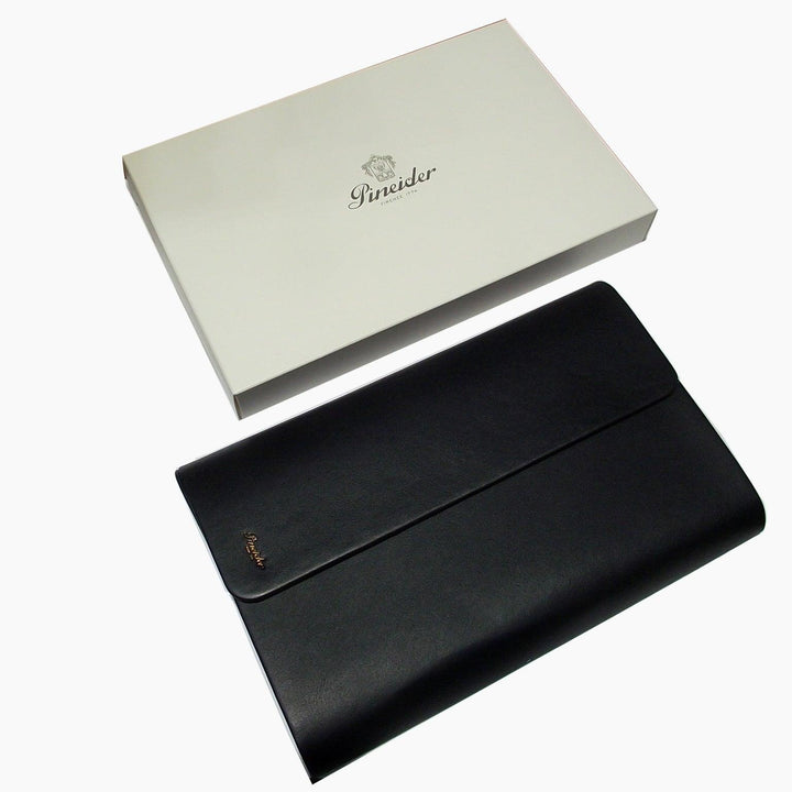 Etui Pineider na 12 przyborów do pisania niebieska skóra POOKV 3138334 - Capodagli 1937