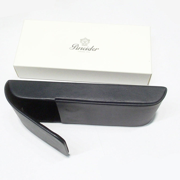 Pineider case for 3 writing instruments blue leather POOKV 3136334 - Capodagli 1937