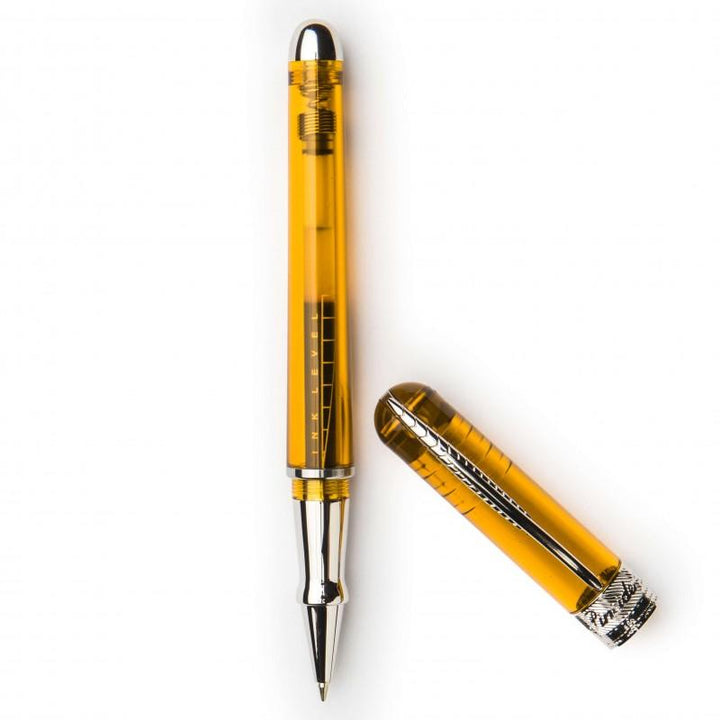 Pineider rollerball toll Avatar UR Demo Metal Roller Amber PP3402439 - Capodagli 1937