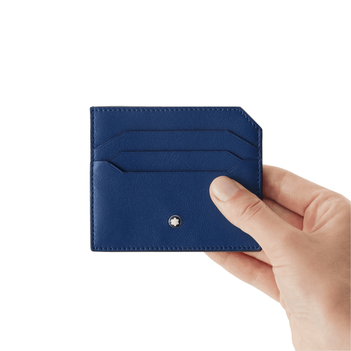 Korttiteline 6 lokeroa Meisterstück Selection Soft blue 130060 - Capodagli 1937