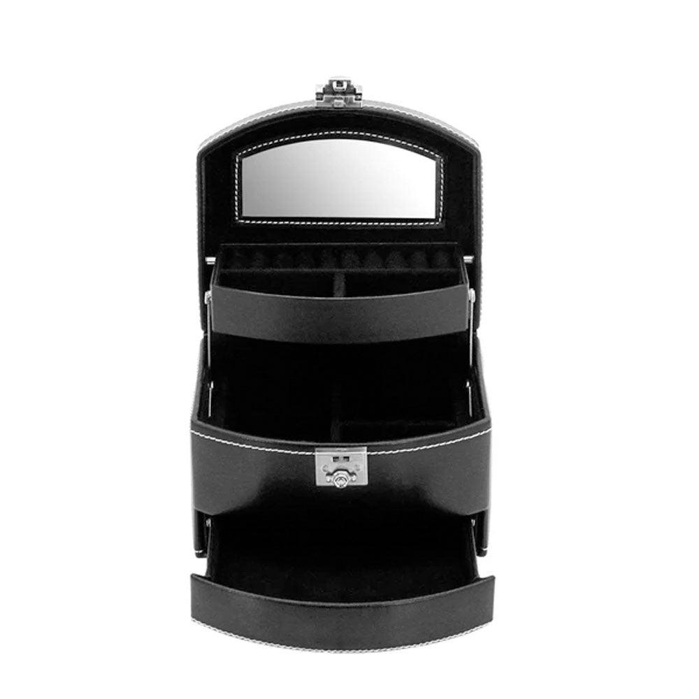 Friedrich23 London Schwarzer Schmuckhalter mit Schubladen 26102-2 – Capodagli 1937