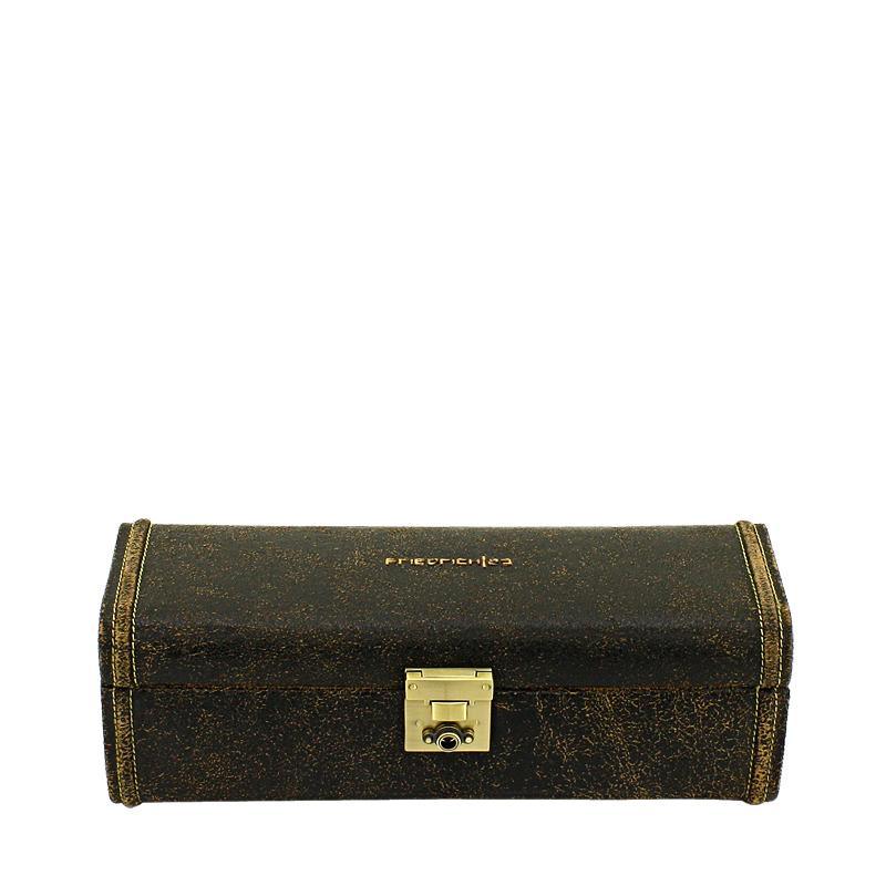 Friedrich23 Suporte de relógio cubano 4 lugares Marrom 27021-6 - Capodagli 1937