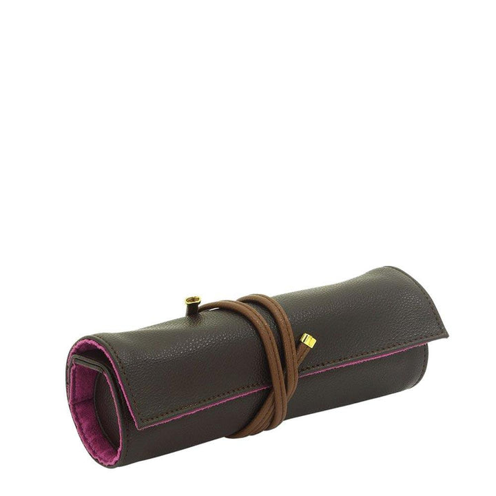 Friedrich23 Reise-Schmuckkästchen Dunkelbraun 26114-3 - Capodagli 1937