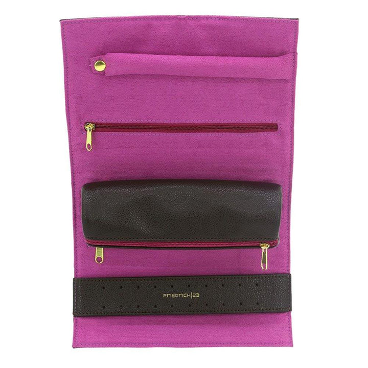 Friedrich23 Reise-Schmuckkästchen Dunkelbraun 26114-3 - Capodagli 1937