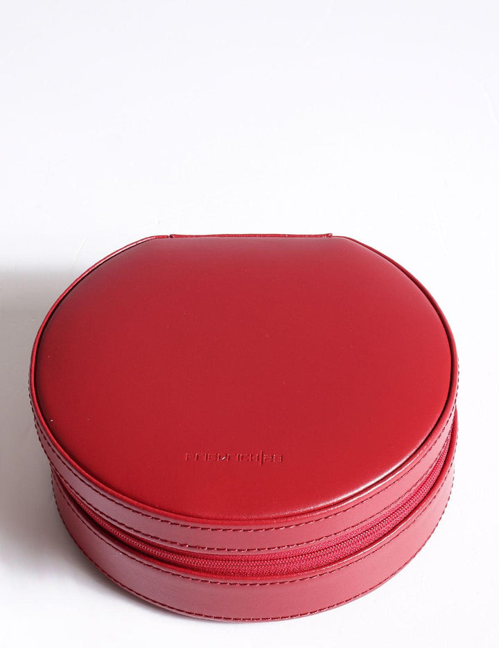 Cutie rotundă pentru bijuterii Friedrich23 Cordoba Red 26216-4 - Capodagli 1937
