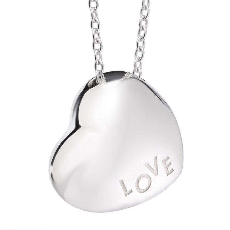 Queriot Love Heart Anhänger 925 Silber F15A03MLOVE - Capodagli Jewellery