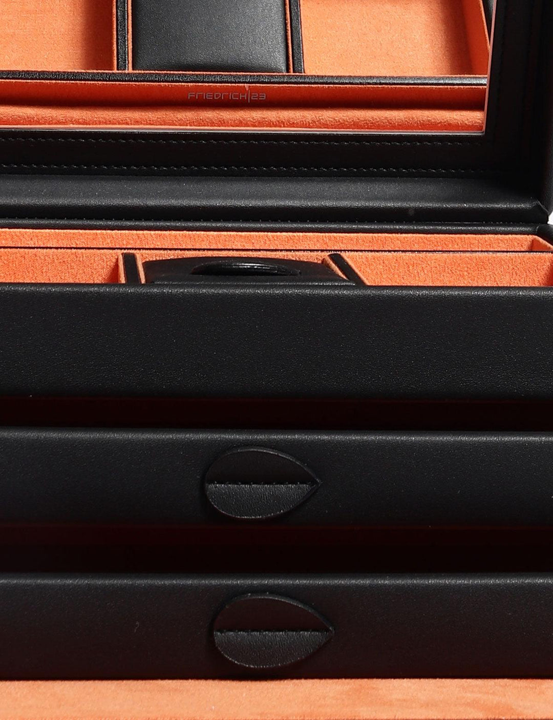 Friedrich23 Boho porta-joias médio Preto 20132-2 - Capodagli 1937